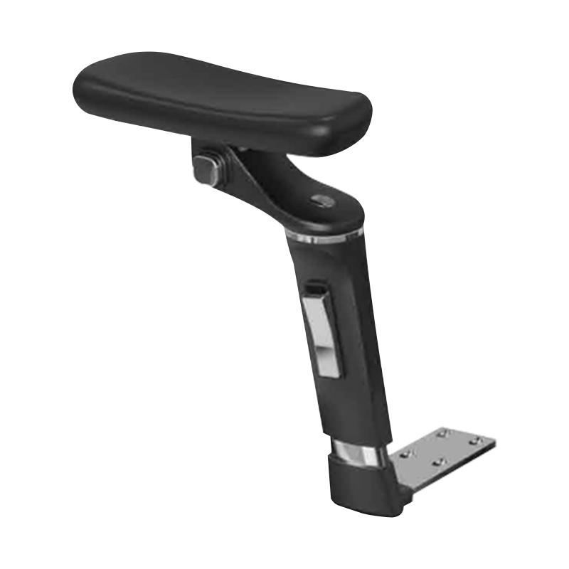 309-5D (knapversion) 5D Hardware Chrome-Plated Black Justerable Armrest Parts